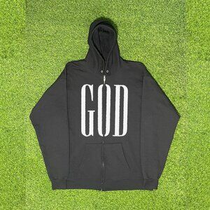 God Zip Up Hoodie